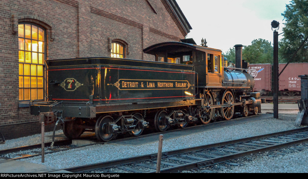 Detroit & Lima Northern Railway Steam Locomotive